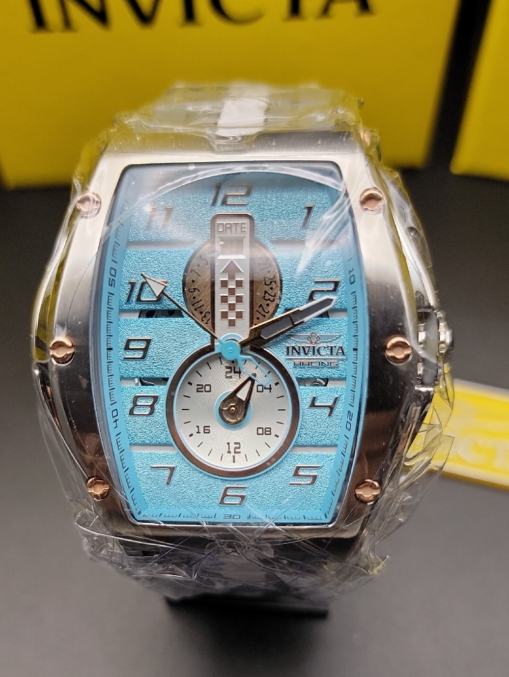 NWT 47385 Invicta Racing Vibe RPM Men's Quartz Date Watch - 57mm Stainless RARE - Picture 5 of 13